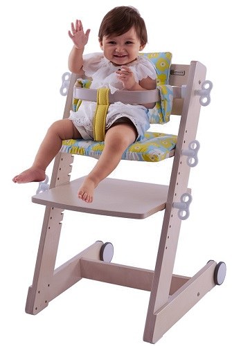 Toddler in high chair